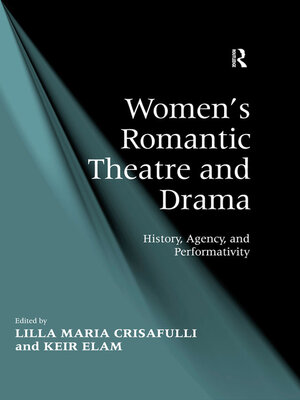 cover image of Women's Romantic Theatre and Drama